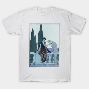 Art Deco George Barbier Couple T-Shirt